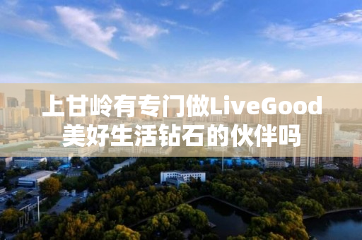 上甘岭有专门做LiveGood美好生活钻石的伙伴吗