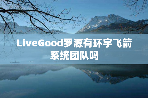 LiveGood罗源有环宇飞箭系统团队吗