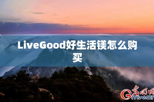 LiveGood好生活镁怎么购买